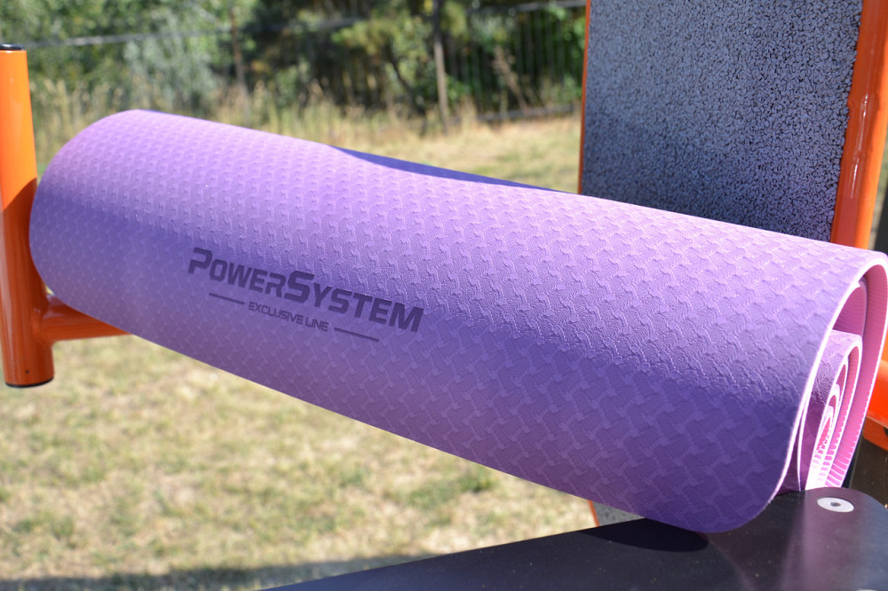 Килимок для йоги та фітнесу Power System PS-4060 TPE Yoga Mat Premium Purple (183х61х0.6) Кам'янське - фото 6