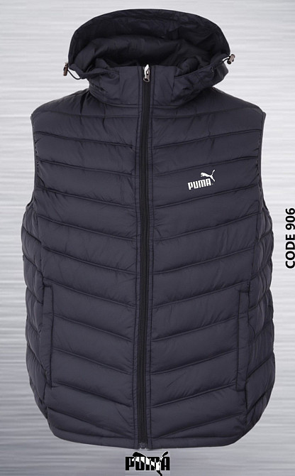 Чоловіча батальна стьобана жилетка Puma 60 Київ - фото 1