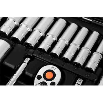 Набор головок Neo Tools 110шт, 1/2", 1/4", CrV, кейс (10-066) Винница