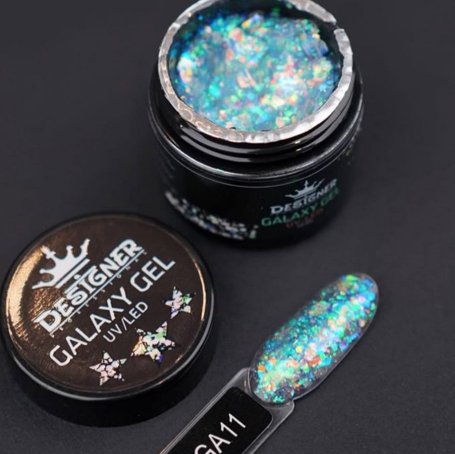 Глітерний гель Galaxy Gel 11 Designer 10мл Херсон - фото 1