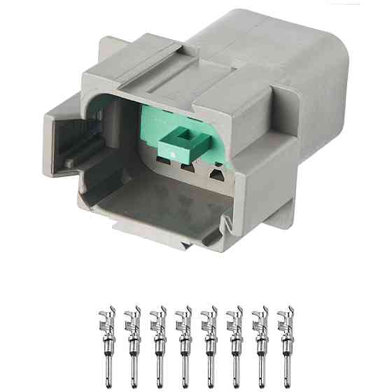 Роз'єм конектор 8-кон., Спецтехника, DT04-8P, DT04-08PA, DEUTSCH Америка, Британия, Германия CAT, JCB, MAN Київ
