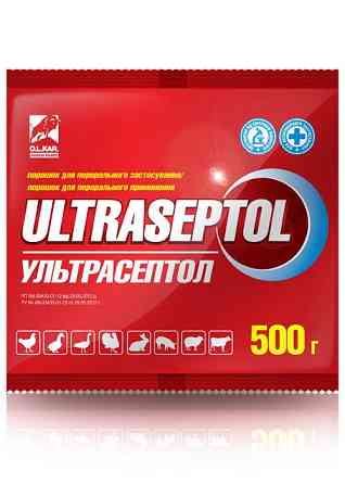 Ультрасептол порошок 500г O.L.KAR. (аналог Бровасептол) Винница