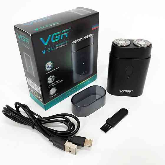 Електробритва для ідеального гоління VGR V-341, Бездротова електрична бритва для гоління ZX-74 Івано-Франківськ