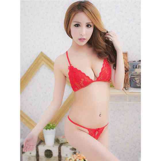 Беспроигрышный сексуальный комплект нижнего белья - Красный - XS/S/M – Эротическое бельё Винница