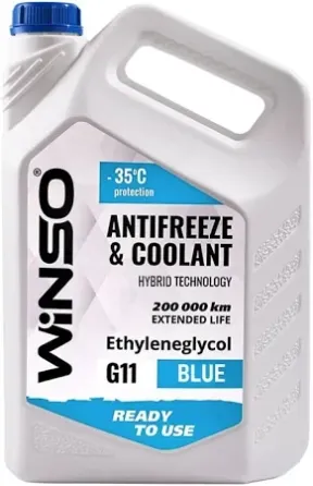 Антифриз WINSO BLUE G11 -35°C 9 кг (WS82554) Ковель