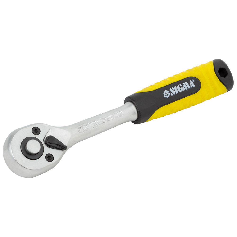 Набір насадок торцевих 1/4" + ключ-тріскачка та подовжувач 12 шт. CrV SIGMA (6003501) Київ - фото 3