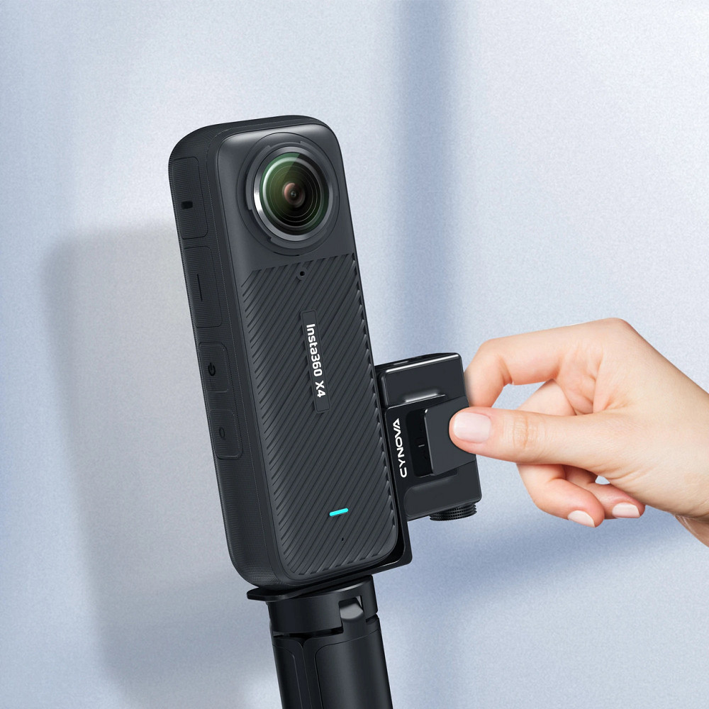 Кріплення для DJI Mic Mini на Insta360 X4/X3/X2 невидиме Cynova C-X4-CS03 SBR Київ - фото 7