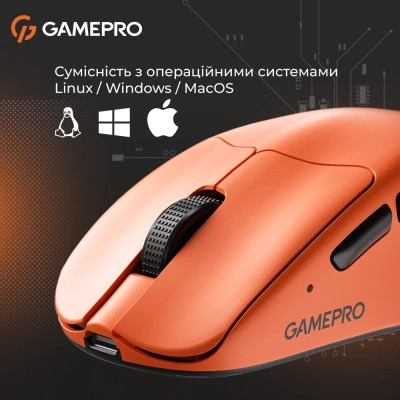 Мышка GamePro Genesis Avenger Wireless/Bluetooth/USB Orange (GM096O) Винница - изображение 5