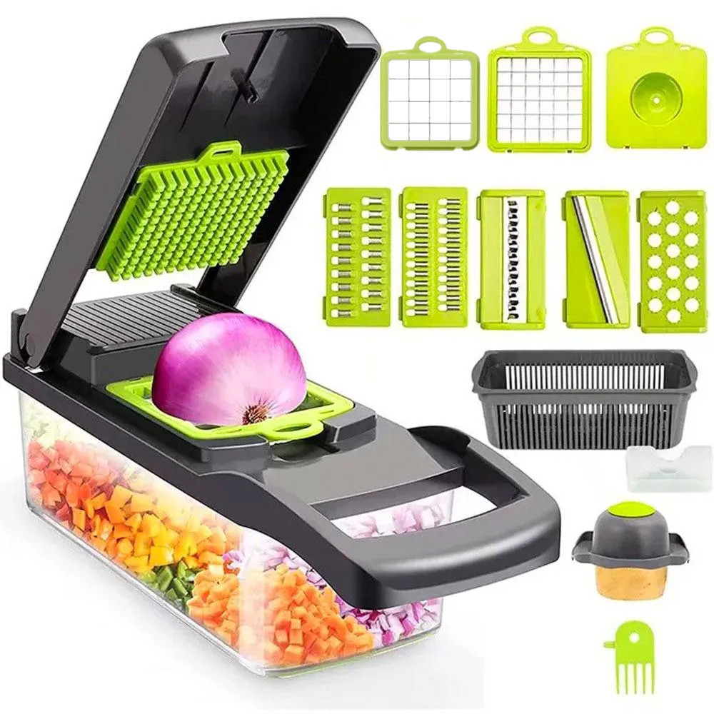 Багатофункціональна овочерізка 14в1 HA-347 SBR Київ - фото 1