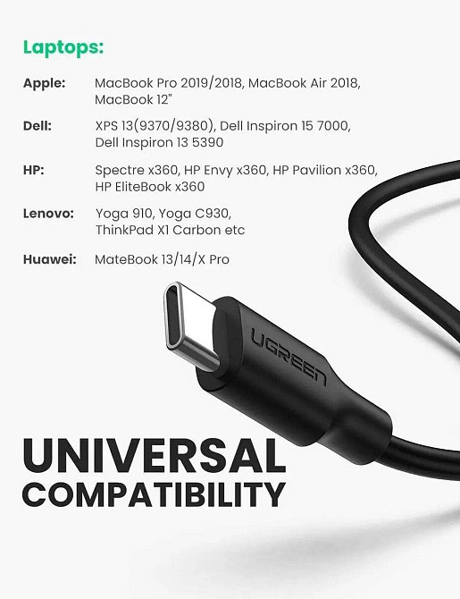 Адаптер UGREEN CM321 USB-C 3.0 to 2.5-Inch SATA Converter 50cm UGR-70610 Одеса - фото 6