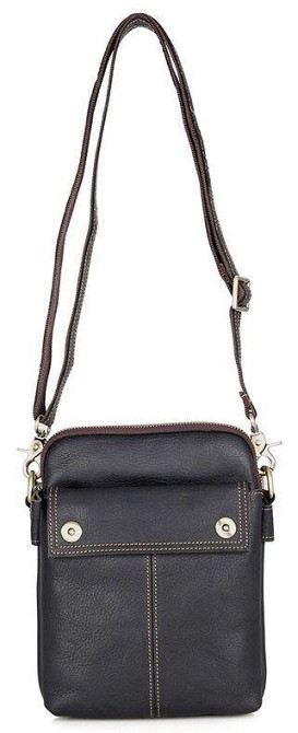 Сумка чоловіча Чорна (Vintage) Київ - фото 19