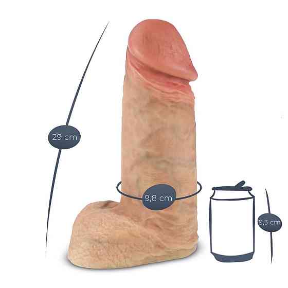 Фалоімітатор SilexD Premium Real Skin Flesh (11in MODEL 1), без коробки Sex Aura Київ