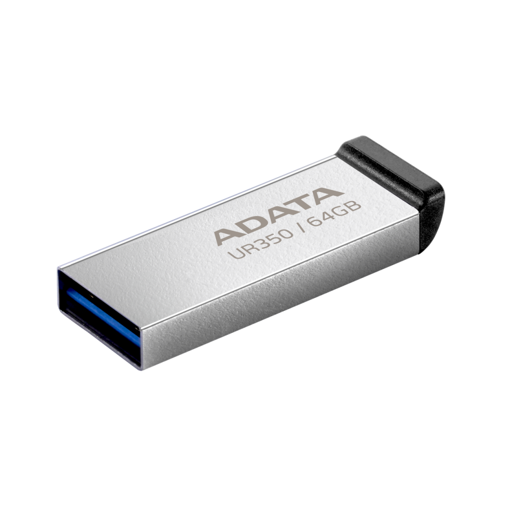 Флеш-накопичувач ADATA USB 3.2 UR 350 64Gb Silver/Black Одеса - фото 4