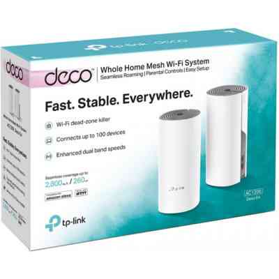 Точка доступа Wi-Fi TP-Link Deco-E4-2-Pack Винница