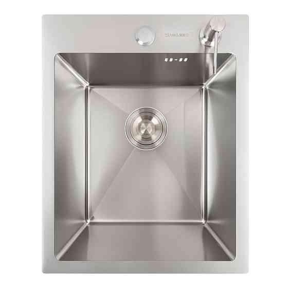 Комплект для кухні: Мийка Valeso Handmade (40x50 см) + Змішувач Valeso NS02A Коломыя