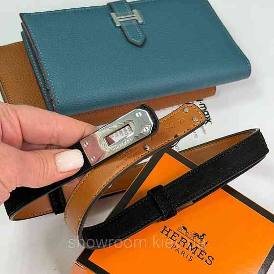 Чорний замшевий жіночий брендовий ремінь (280-2) Київ