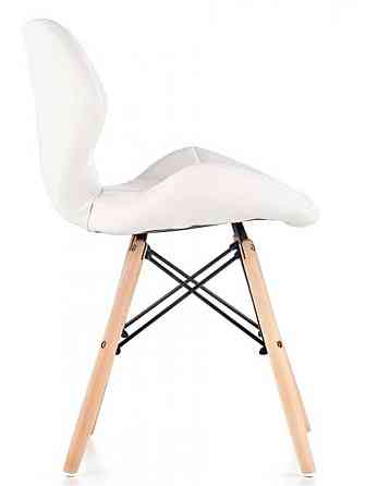 Крісло для кухні Bonro B-531 екошкіра сучасний стілець з м'яким сидінням Білий Київ