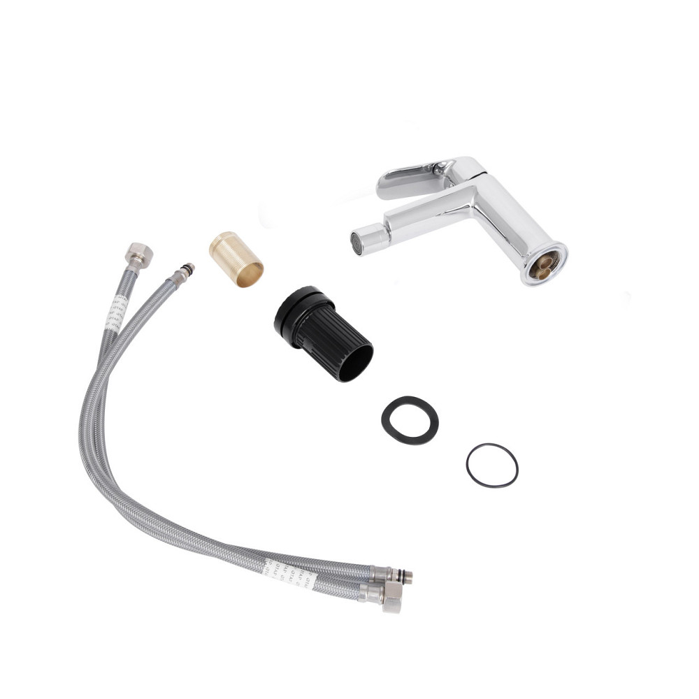 Змішувач для біде Qtap Evia QTEVI255CRM47581 Chrome Київ - фото 7