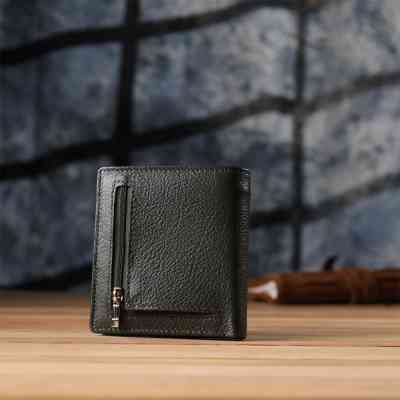 Гаманець ST Leather З натуральної шкіри Зелений (23093) Вінниця