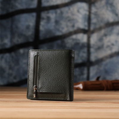 Кошелек ST Leather Из натуральной кожи Зеленый (23093) Винница - изображение 2