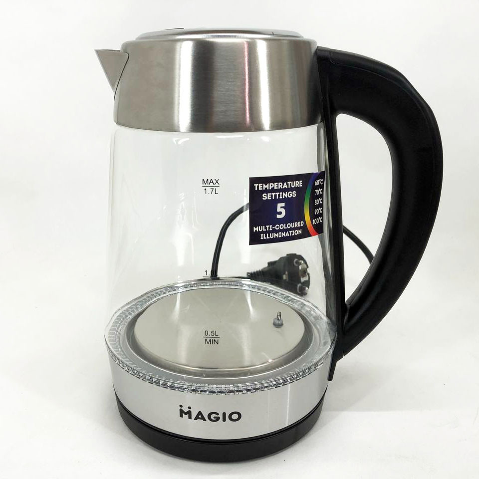 Електрочайник з контролем рівня води, Електричний чайник з індикатором води, Потужний кухонний чайник RD-34 Львів - фото 3