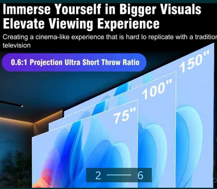Проєктор Magcubic HY450/900ANSI/ Київ - фото 5