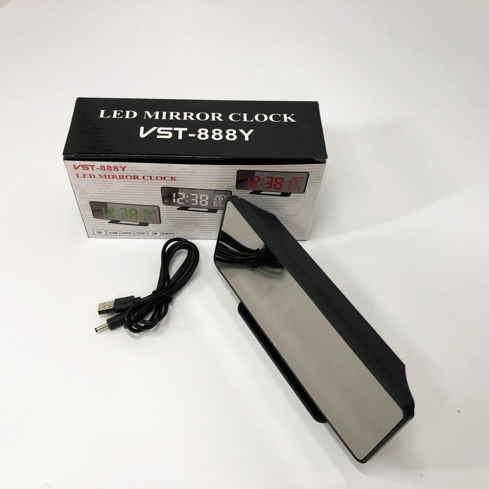 Часы с измерением влажности VST-888Y-5, Часы электронные настольные SU-778 светящиеся цифровые Киев - изображение 9