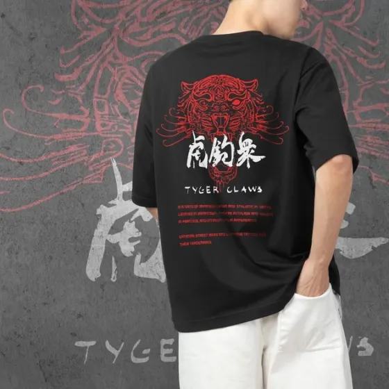 Футболка для підлітка хлопчика з принтом Киберпанк Tyger Claw140 Розмір 160 Anime10552 Дніпро