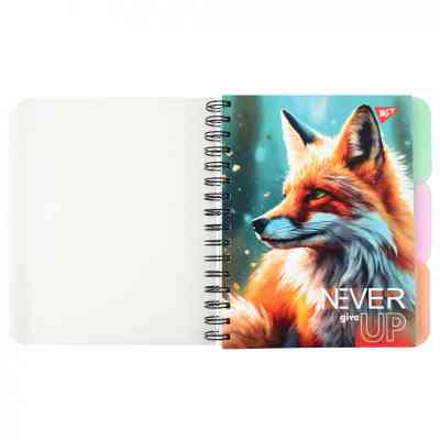 Блокнот Yes А5 Never give up 144 аркуша пластикова обкладинка (681958) Вінниця