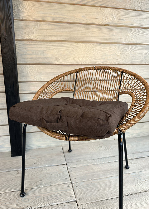 Подушка для стільців (50x50х8 см) Decorator Sawana колір коричневий 84-130 Київ - фото 2