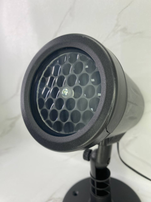 Б/В Вуличний новорічний LED проектор «Снігопад» IP65 з ДУ пультом та таймером, різдвяний світлодіодний прожектор Київ - фото 5