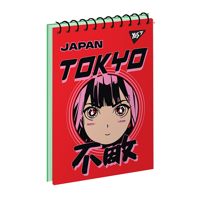Блокнот А6/80 арк."Yes" # зверху од. спіраль Anime.Tokyo, 151898, шт Київ - фото 1