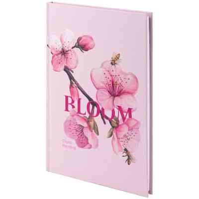 Книга записная Axent Bloom А5, 96 листов, клетка, твердая обложка (8459-8-A) Винница