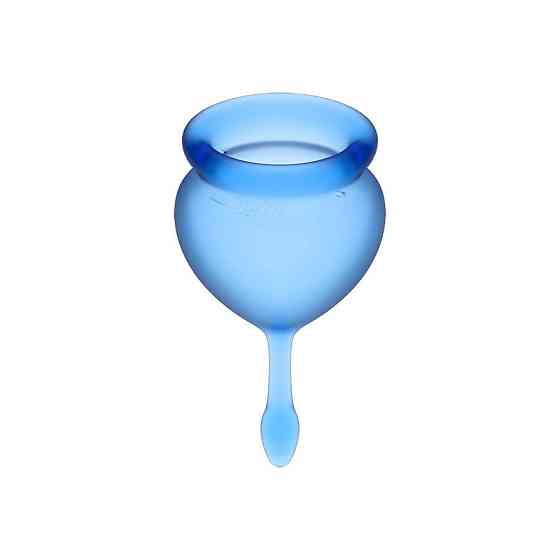 Менструальные чаши Feel Good Menstrual Cup dark blue Sex Aura Киев