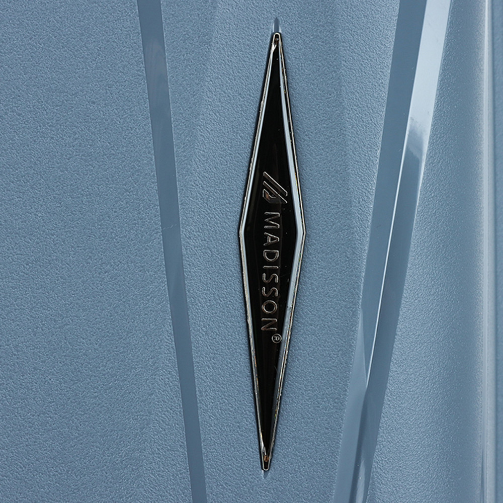 Валіза поліпропіленова MADISSON 51103 велика 77 см сіро-синя Київ - фото 8