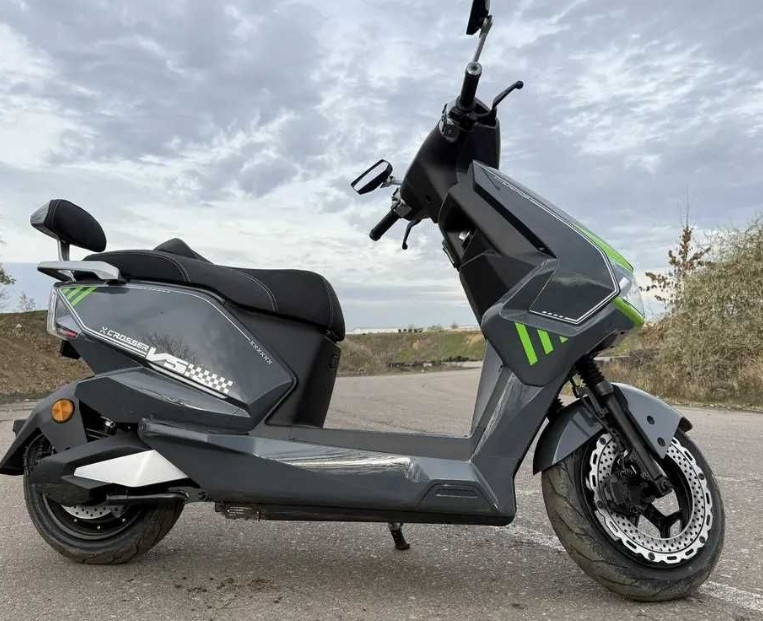 Електроскутер Crosser V-5 72V/35AH/2500W 2025-2026 - Сірий. Харків - фото 6