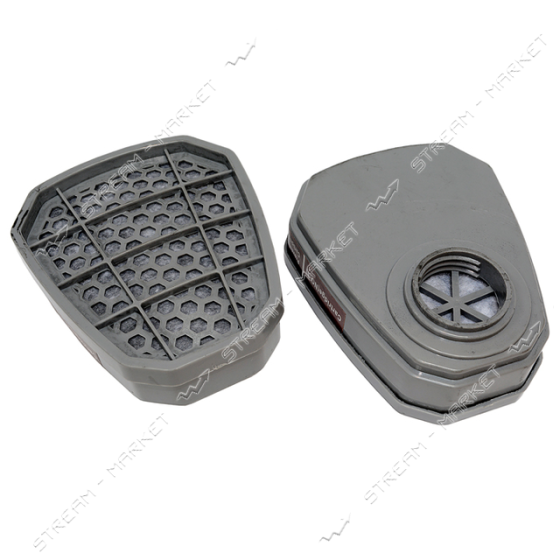 Фільтр-Банка DR-0022 трапеція (для респіратора 3-М із двома фільтрами) Коломия