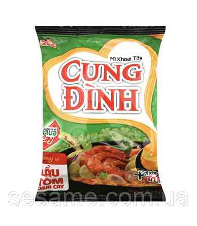 Лапша картофельная остро-кислая с креветками Cung Dinh 80г Харьков