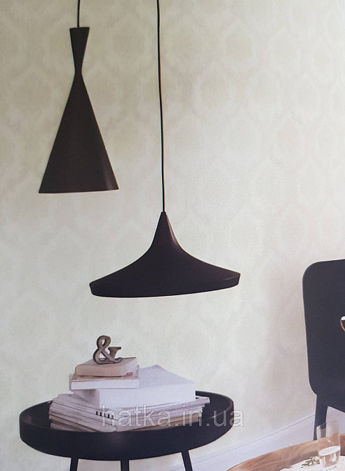 Шпалери вінілові на флізелін Rasch Ornament 1.06х10 вензелі завитки класика зелені салатові 973136 Київ - фото 1