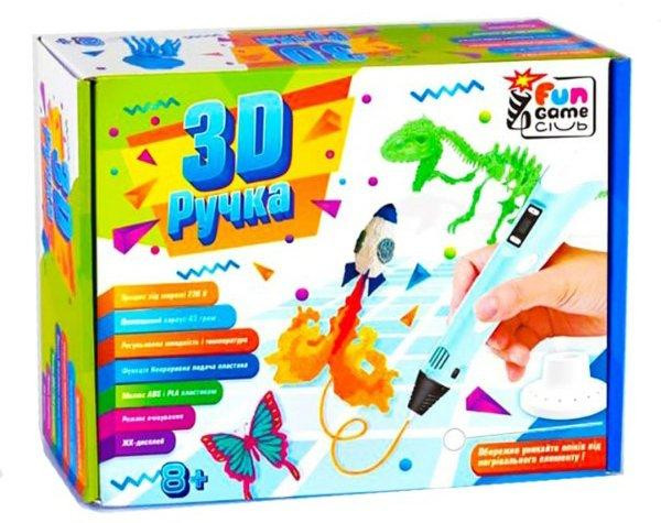 Гр Ручка 3D 60484 (12/2) "Fun Game" цвет Голубой  , шт Київ - фото 1