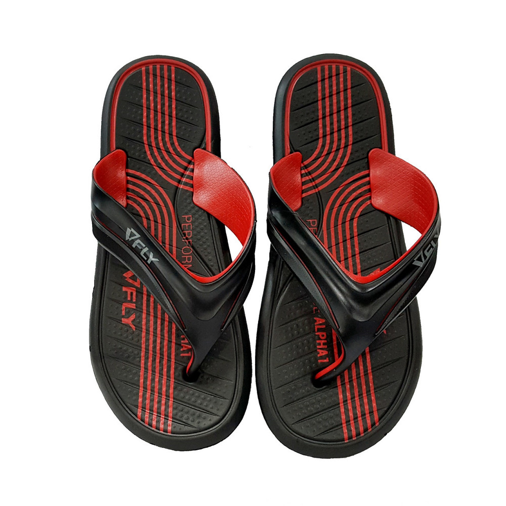 Шлепанцы мужские Fly Performanсe Alpfa Original влагостойкие облегченные черные с салатовым Киев - изображение 2