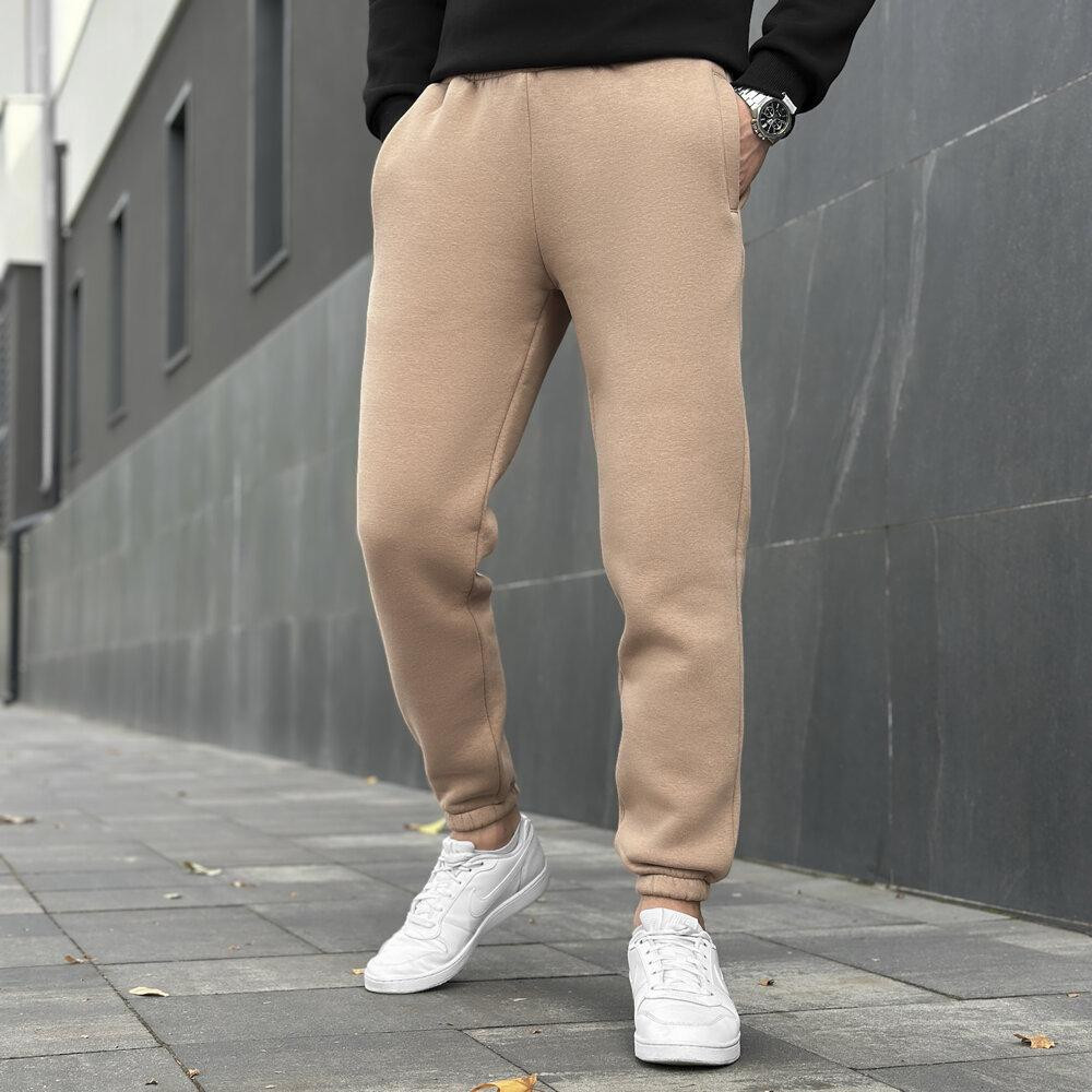 Чоловічі штани джогери з кишенями кемел Pobedov 007 ЗИМА Київ - фото 1