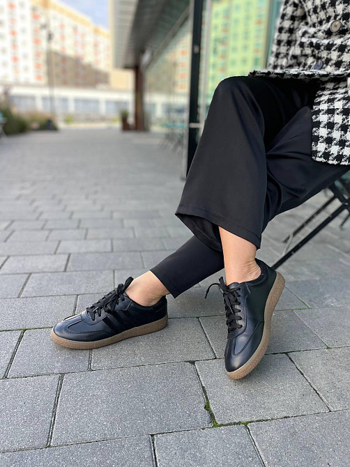 Roberto Netti Кеды женские Roberto Netti черные замша натуральная размер 38-40 (5597) Київ - фото 5