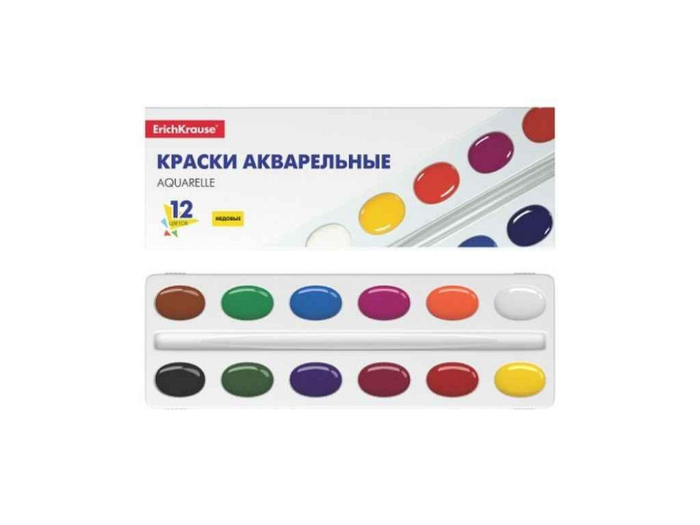 Краски акварельные 12кол. медовые в картон. пенале ТМ ART BERRY Киев - изображение 1
