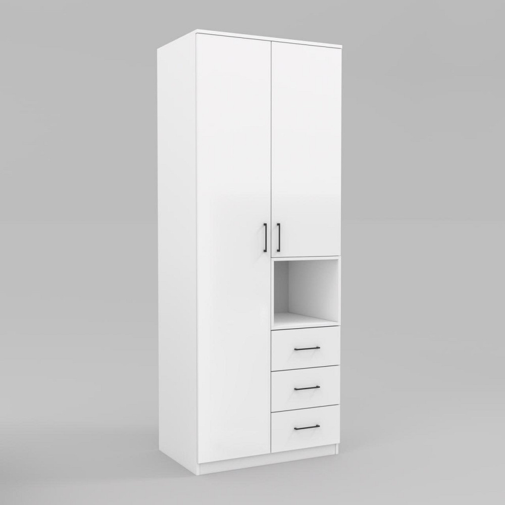 Шафа для одягу Tetris Т-1, Білий, 800/520/2100 Львів - фото 1