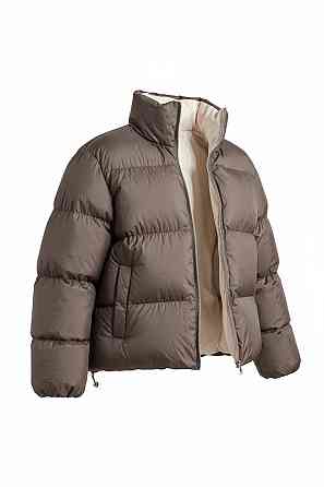 Куртка женская Fashion 3095 короткая пуффер воротник стойка коричневая, коричневый, M Киев