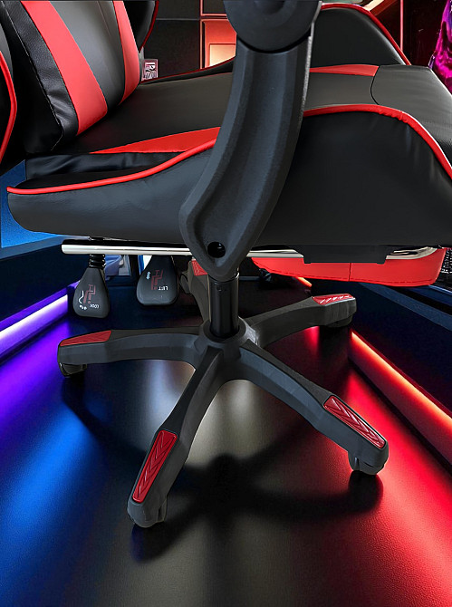 Геймерське крісло Vicotan VIP — професійний комфорт у чорно-червоному дизайні Львів - фото 2