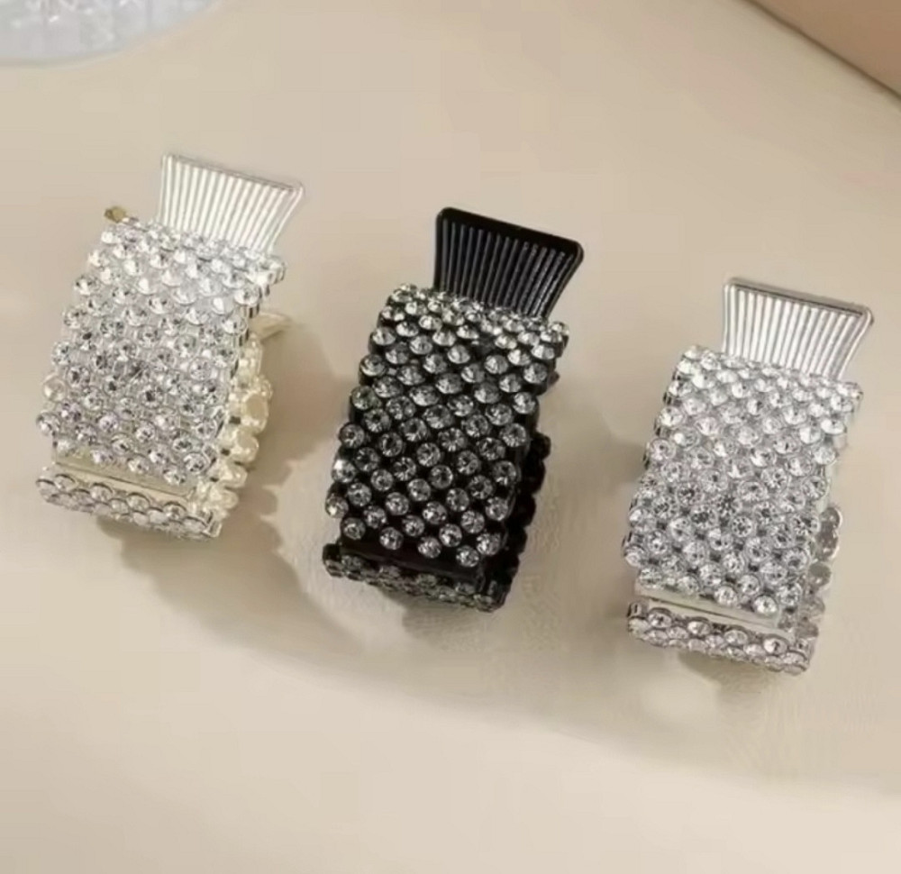 Комплект затискачів для волосся сріблястий, золотистий, чорний Сміла - фото 4