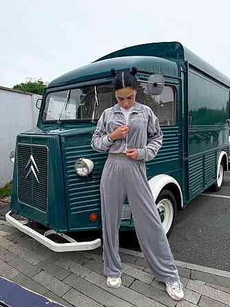 Женский мягкий костюм двойка: кофта и штаны велюр спорт Серый, 44/46 Одесса