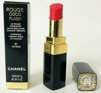 Увлажняющая помада для губ Chanel Rouge Coco Flash 91 Bohème Славянск - изображение 5
